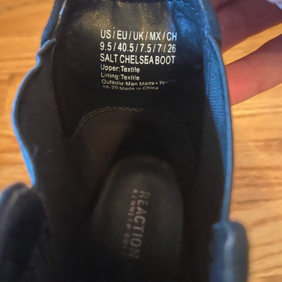 Kenneth Cole Reaction Sally Boots - black suede Chelsea boots - Picture 2 of 6